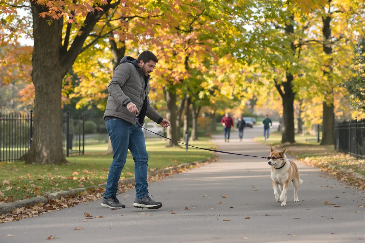« Je promenais mon chien en longe… et tout a basculé (attention au danger) »